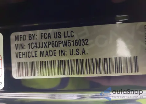 2023 Jeep Wrangler 4Xe Sahara 4X4 z USA, uszkodzony, nr VIN 1C4JJXP60PW516032